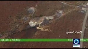 Hezbollah drone pounds militant positions in Syria’s Aleppo